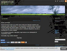 Tablet Screenshot of gigacsiga.blog.hu