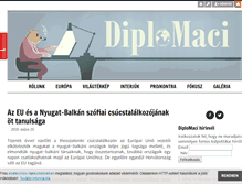 Tablet Screenshot of diplomaci.blog.hu