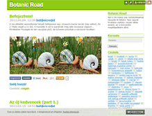 Tablet Screenshot of botanicroad.blog.hu