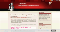Desktop Screenshot of hacsaknem.blog.hu