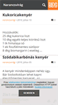Mobile Screenshot of narancsvirag.blog.hu