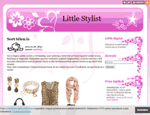 Tablet Screenshot of littlestylist.blog.hu