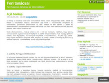 Tablet Screenshot of ferivagasi.blog.hu
