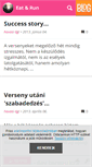 Mobile Screenshot of eatandrun.blog.hu