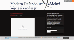 Desktop Screenshot of moderndefendo.blog.hu