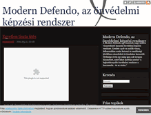 Tablet Screenshot of moderndefendo.blog.hu