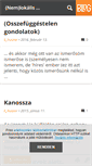 Mobile Screenshot of local.blog.hu