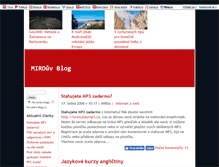 Tablet Screenshot of mirduv.blog.cz