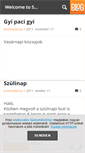 Mobile Screenshot of emmainshanghai.blog.hu