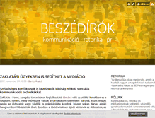 Tablet Screenshot of beszedirok.blog.hu