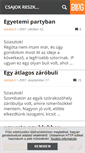 Mobile Screenshot of csajozz.blog.hu