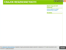 Tablet Screenshot of csajozz.blog.hu