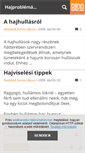 Mobile Screenshot of hajbaj.blog.hu