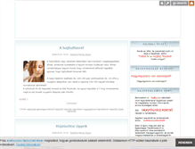 Tablet Screenshot of hajbaj.blog.hu