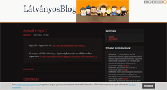 Desktop Screenshot of latvanyos.blog.hu