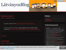 Tablet Screenshot of latvanyos.blog.hu