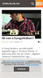 Mobile Screenshot of korg.blog.hu