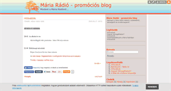 Desktop Screenshot of mradio.blog.hu