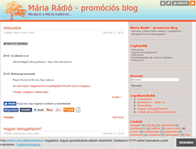 Tablet Screenshot of mradio.blog.hu