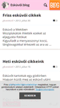 Mobile Screenshot of eskuvoshop.blog.hu