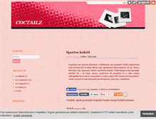 Tablet Screenshot of coctails.blog.hu