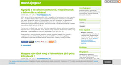 Desktop Screenshot of munkajogasz.blog.hu