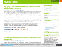 Tablet Screenshot of munkajogasz.blog.hu