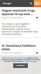 Mobile Screenshot of hikingfit.blog.hu