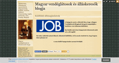 Desktop Screenshot of magyarvendeglatosok.blog.hu