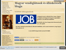 Tablet Screenshot of magyarvendeglatosok.blog.hu