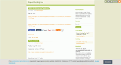 Desktop Screenshot of importtuning.blog.hu