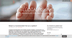 Desktop Screenshot of ludtalpgyik.blog.hu