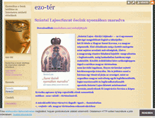 Tablet Screenshot of ezo-ter.blog.hu
