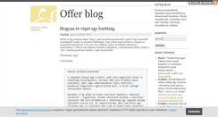 Desktop Screenshot of offer.blog.hu