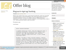 Tablet Screenshot of offer.blog.hu
