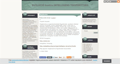 Desktop Screenshot of evolucio-vs-tervezettseg.blog.hu