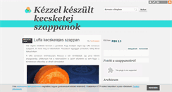 Desktop Screenshot of haziszappan.blog.hu