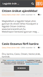 Mobile Screenshot of karora.blog.hu