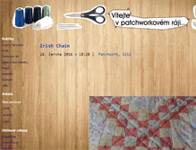 Tablet Screenshot of patchwork-fifinka.blog.cz