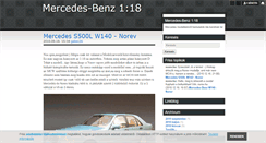 Desktop Screenshot of mercedesdiecast.blog.hu