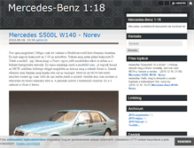 Tablet Screenshot of mercedesdiecast.blog.hu