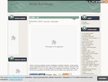 Tablet Screenshot of kiraly-eva.blog.hu