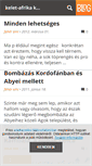 Mobile Screenshot of habub.blog.hu