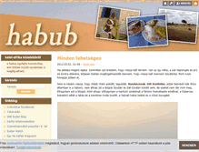 Tablet Screenshot of habub.blog.hu