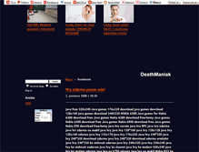 Tablet Screenshot of deathmaniak.blog.cz