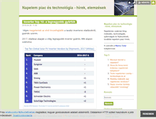 Tablet Screenshot of napelemek.blog.hu