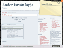 Tablet Screenshot of andor.blog.hu