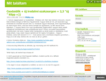 Tablet Screenshot of mittalaltamma.blog.hu