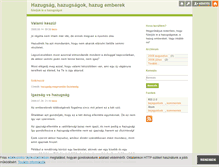 Tablet Screenshot of hazugsag.blog.hu
