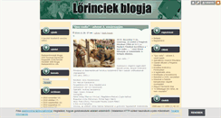 Desktop Screenshot of pestszentlorinc18.blog.hu